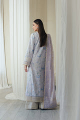 3-PC Unstitched Printed Lawn Daybreak By Afrozeh | DoveMist