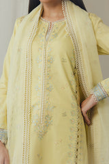 3-PC Unstitched Printed Lawn Daybreak By Afrozeh | Dayglow