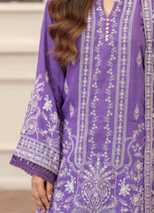3-PC Unstitched Embroidered Rod Viscose Omid By Johra | JW-064