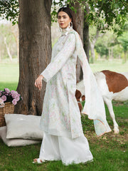 3-PC Unstitched Printed Lawn Whimsical Garden By Celts | WG - 06