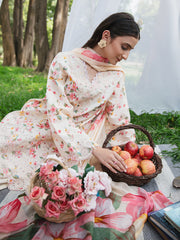 3-PC Unstitched Printed Lawn Whimsical Garden By Celts | WG - 10