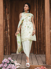 3-PC Unstitched Printed Lawn Whimsical Garden By Celts | WG - 05