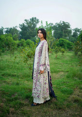3Pc DIGITAL PRINTED SLUB KHADDAR Unstitched Suit ROAM By Elaf Premium