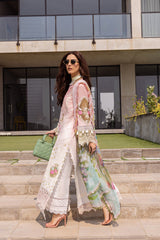 LAUREL - SRLL24-01 | 3PC Unstitched Luxury Lawn By Saira Rizwan