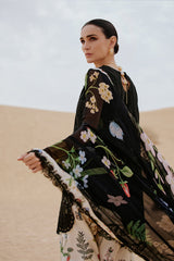 3-PC Unstitched Embroidered Luxury Lawn By Saira Rizwan | DIARA